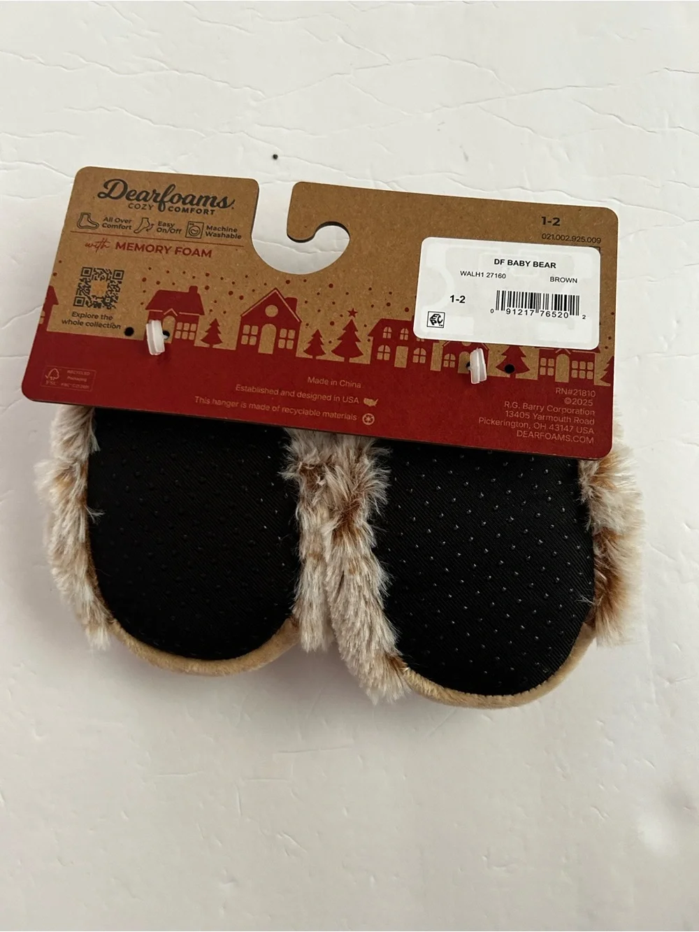 Dear foams Baby Bear Baby Slippers